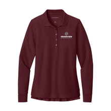Load image into Gallery viewer, GSD Long Sleeve Pique Polo