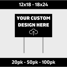 Load image into Gallery viewer, Custom Promotional Yard Signs - Double Sided