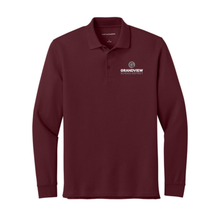 Load image into Gallery viewer, GSD Long Sleeve Pique Polo
