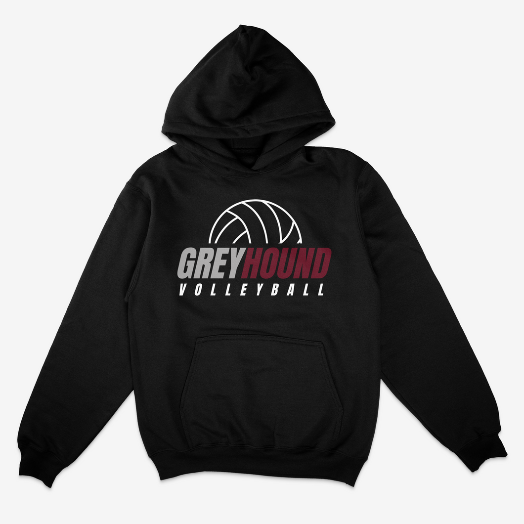 Greyhound Volleyball Pullover Hoodie 2025
