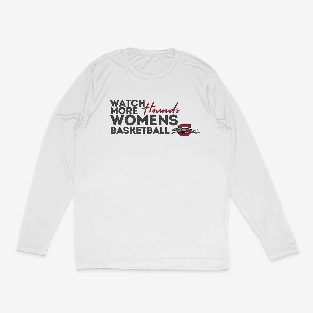 Watch More W Ball Sport Tek Dri-fit Long Sleeve